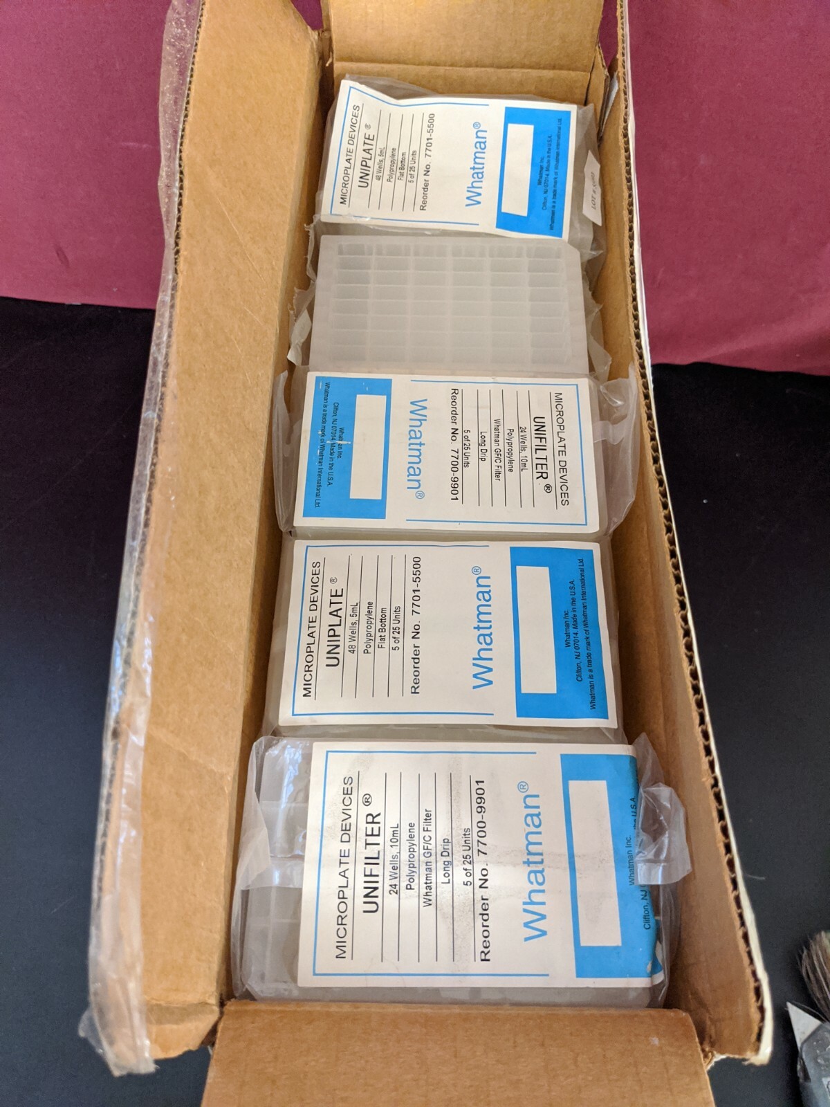 Whatman 7701-5500 UNIPLATE 48-Well x 5mL Microplate / Case of 25