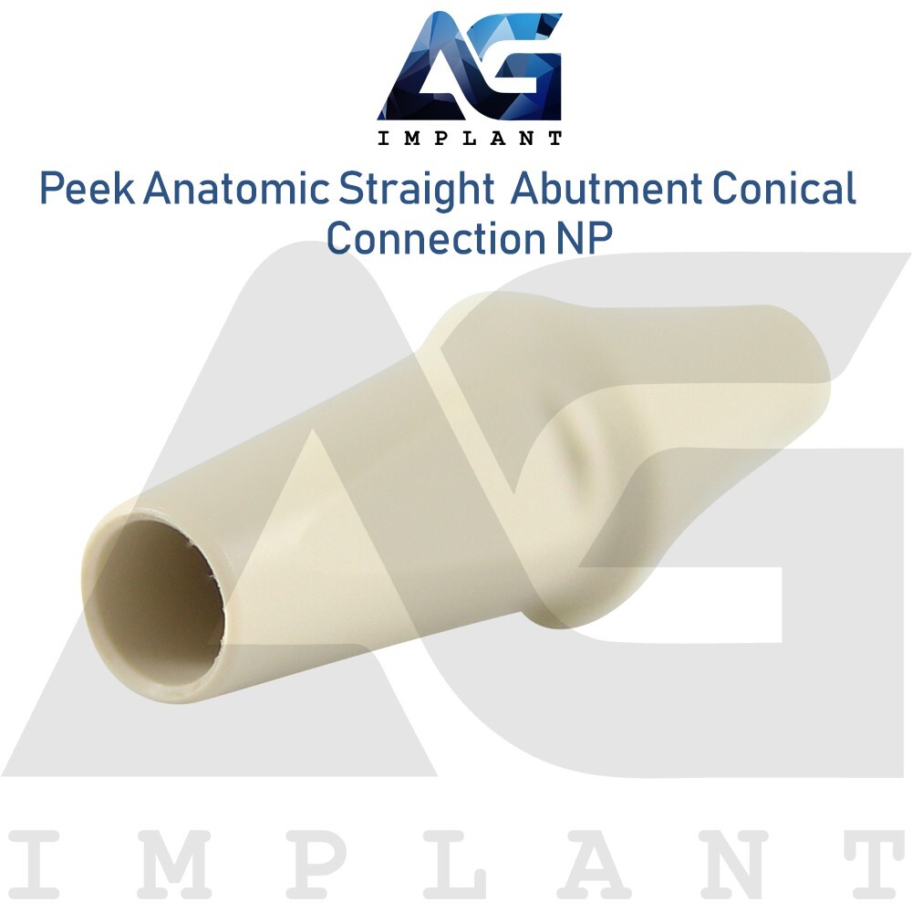 10 Peek Temporary Anatomic Straight Prosthetic System NP Conical Connection