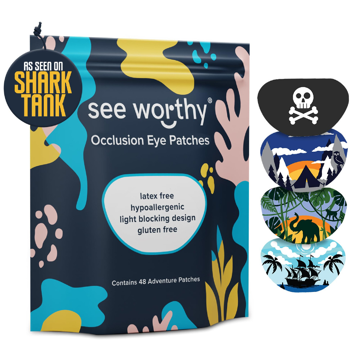 Adhesive Eyepatch For Kids Adults – As Seen On Shark Tank – Kids Breathable