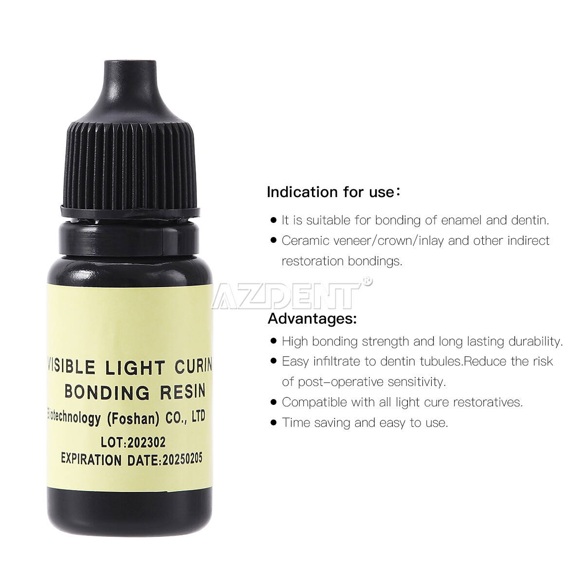 Dental Composite Resin Medium Flowable Light Cure/ Etching Gel /Bonding Adhesive