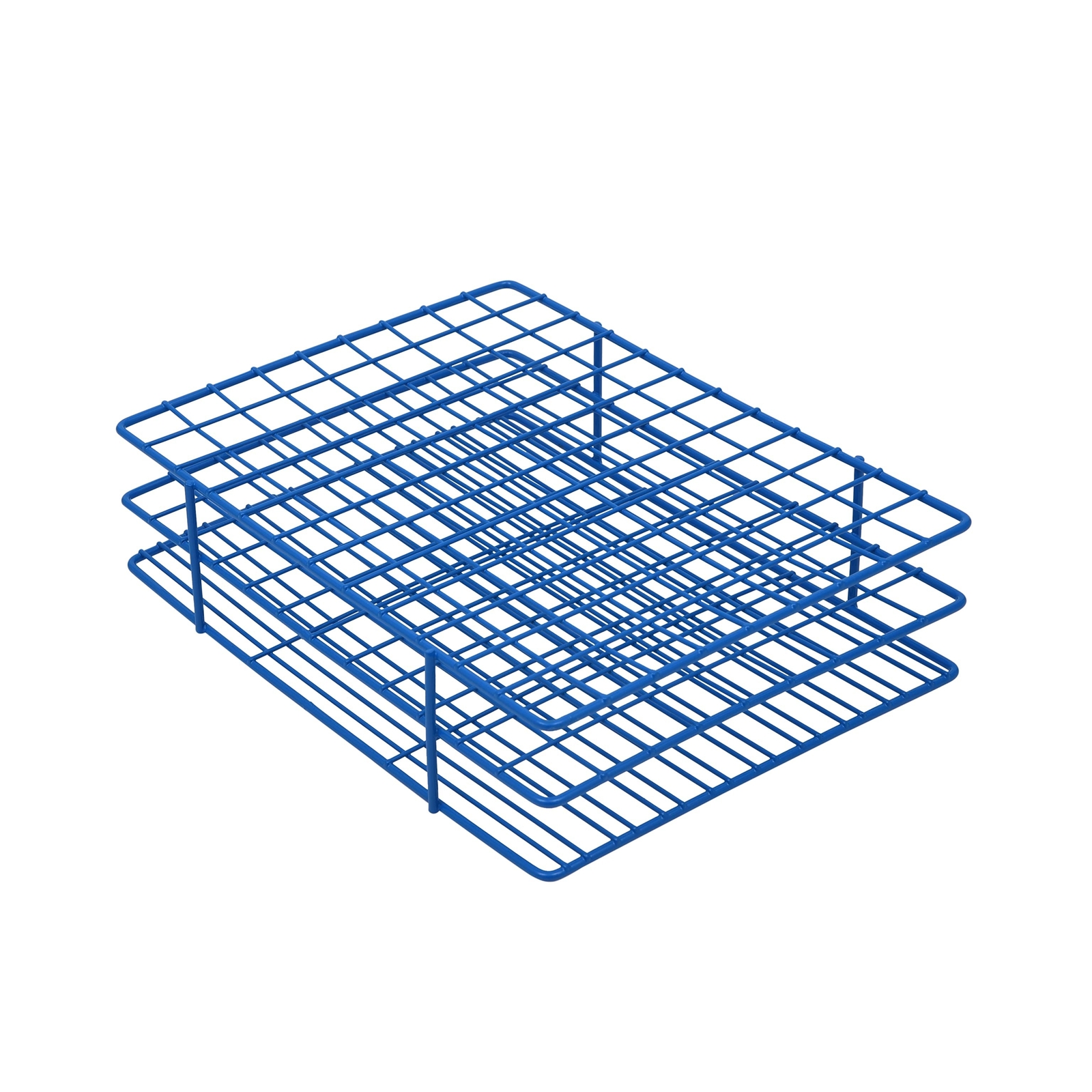 SP Bel-Art Poxygrid Test Tube Rack; For 13-16mm Tubes, 108 Places, Blue (F187…