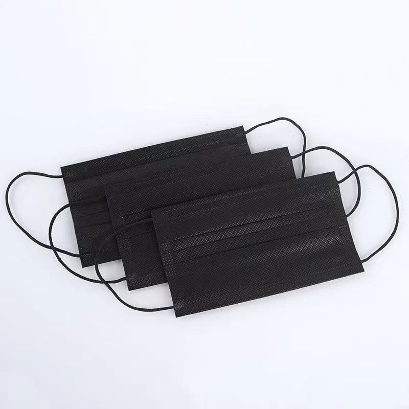 [200 Pcs] For Kids Children Unisex Face Mask Mouth & Nose Protector – Black