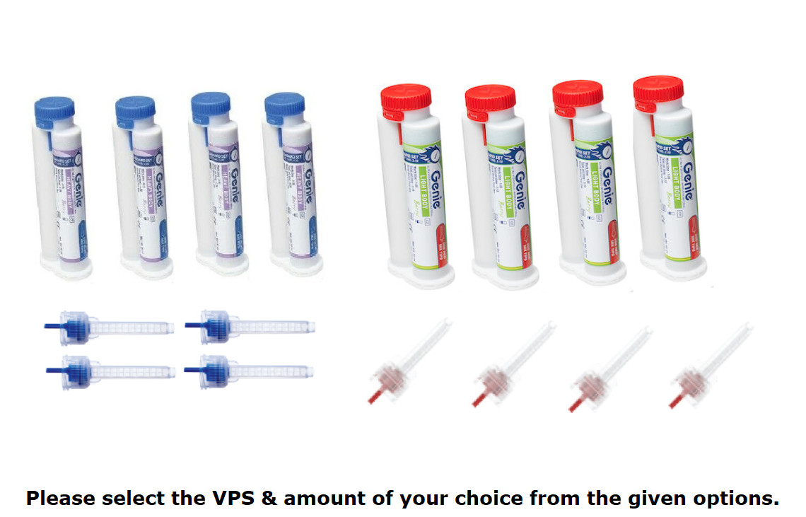 Genie VPS Impression Material Berry Flavor 50mL Cartridges (All Set Time)