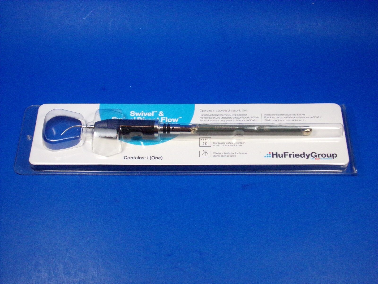 Dental #100 Thin Universal Satin Swivel Ultrasonic Insert UI30SS100 HU FRIEDY