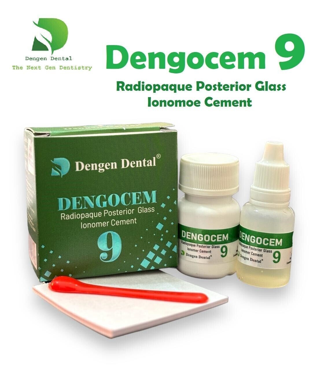 DenGen DengoCem 9 Posterior Glass Ionomer Restorative Cement as GC 9 (Free Ship)