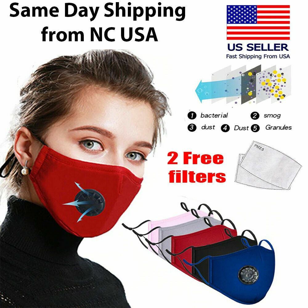 10 Pcs Reusable Air Purifying Washable Mask Haze Pollution Cotton Face Mask