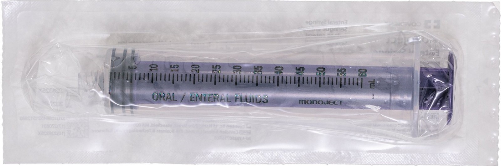 Covidien Monoject Enteral Syringes, 60 mL REF# 460SE 1 Brand New Box of 30