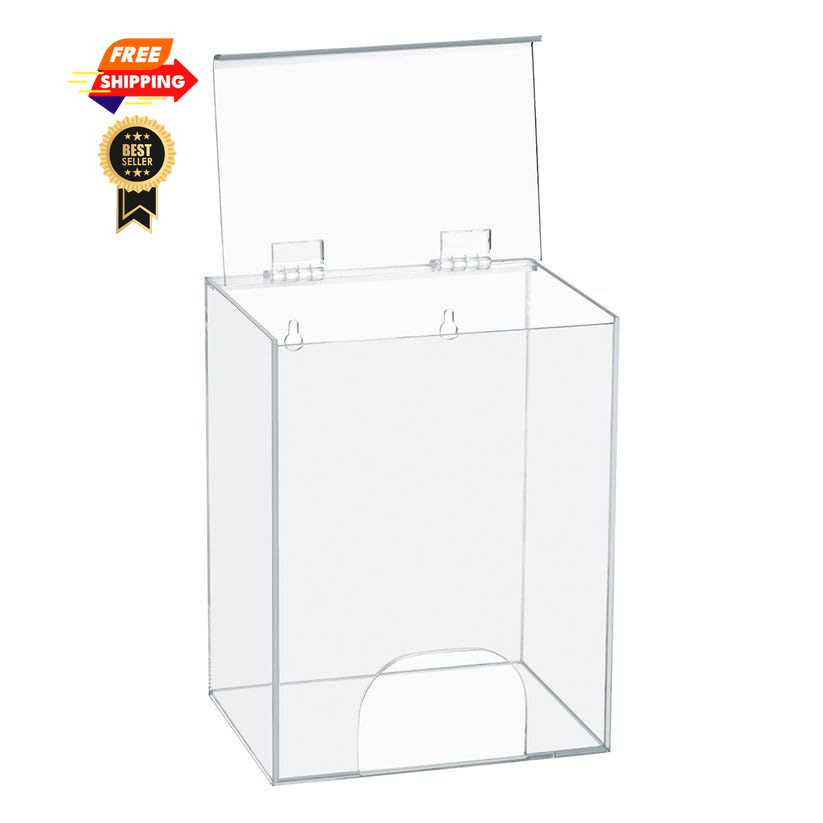 Inevibe Hairnet Dispenser and Glove Holder, Universal Acrylic Storage Clear