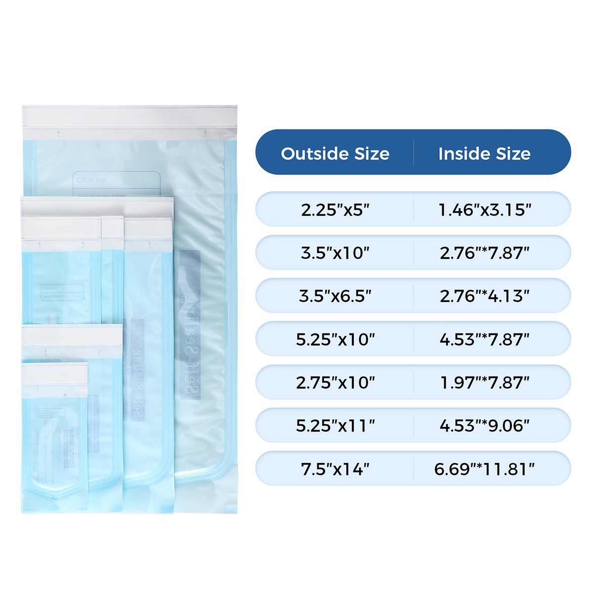 Dental Self-Sealing Sterilization Pouches Pouch Autoclave, Sterilizer Bags