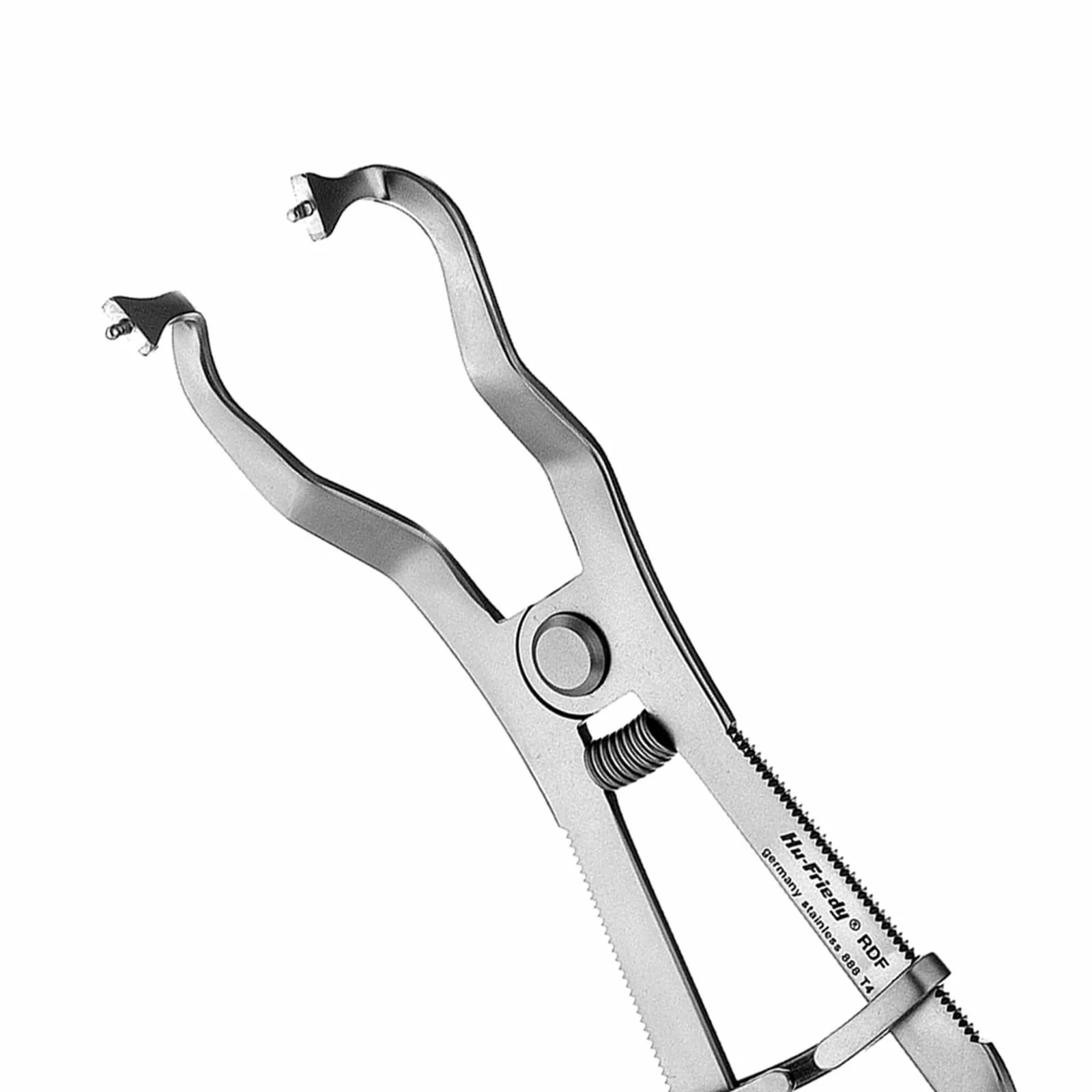 Hu-Friedy RDF Dental Rubber Dam Clamp Forceps 17cm (6 1/2″) Ivory type
