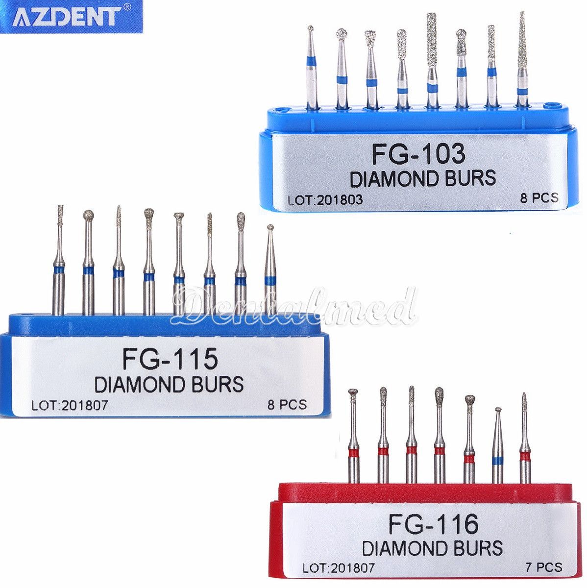 Dental Diamond Burs FG-103 115 116 Minimally Invasive Cavity Preparation Kit AZ