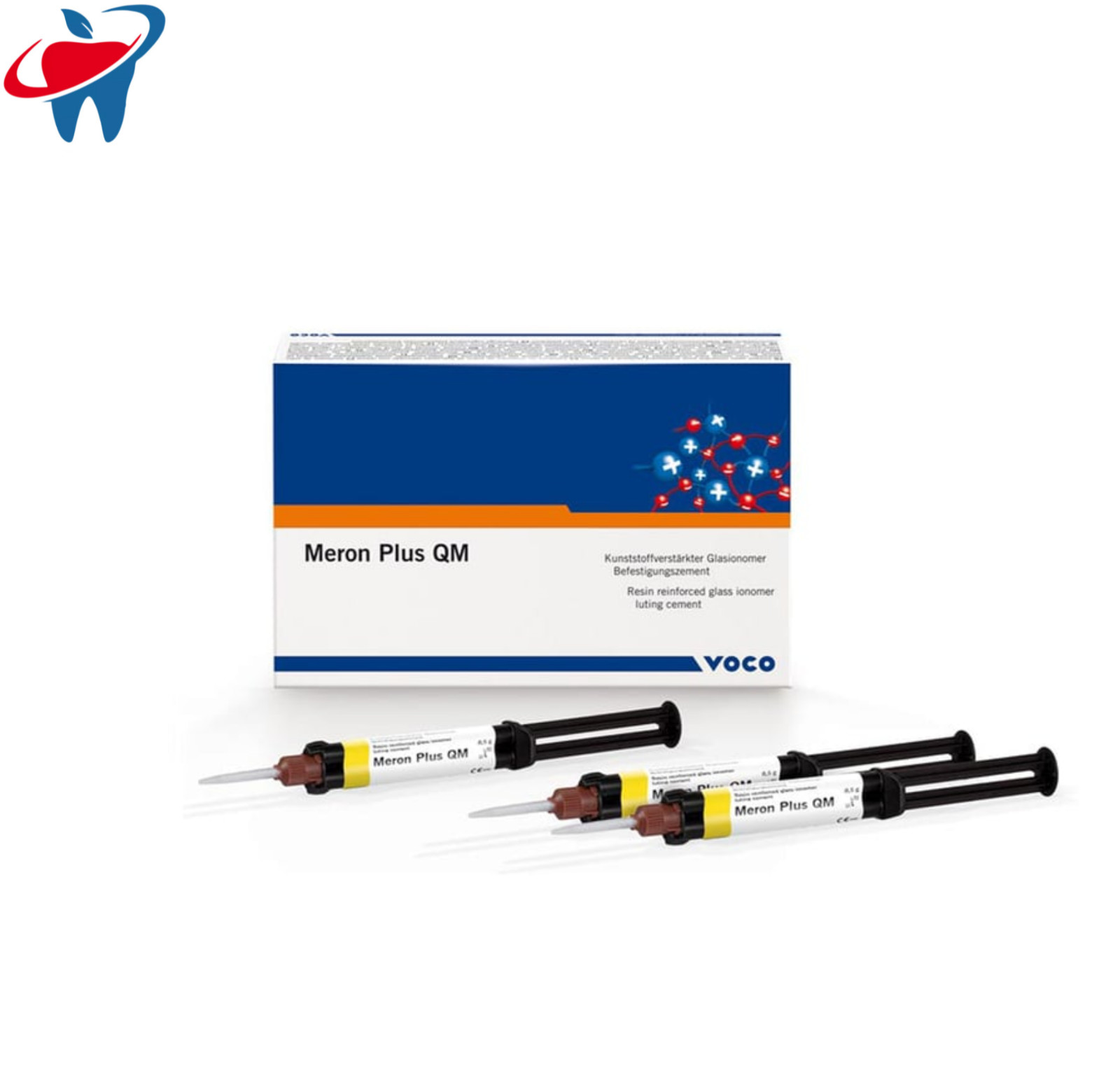 Meron Plus QM Resin Reinforced Glass Ionomer Cement 8.5gm Syringe Select QTY
