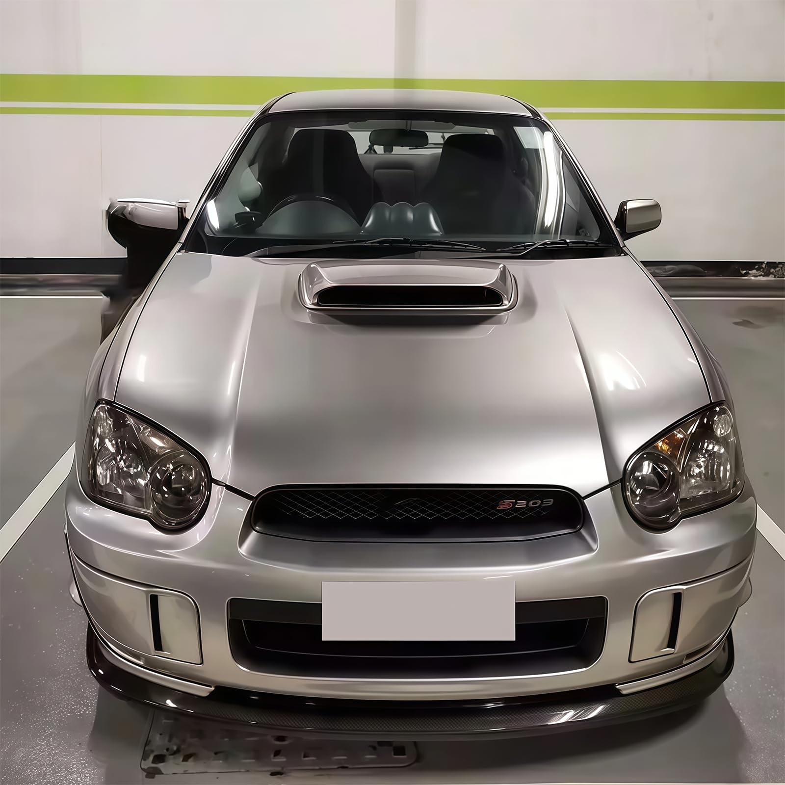 Subaru WRX STI S203 2004-2005 V-Limited Bumper Lip Splitter Kit Carbon Fiber