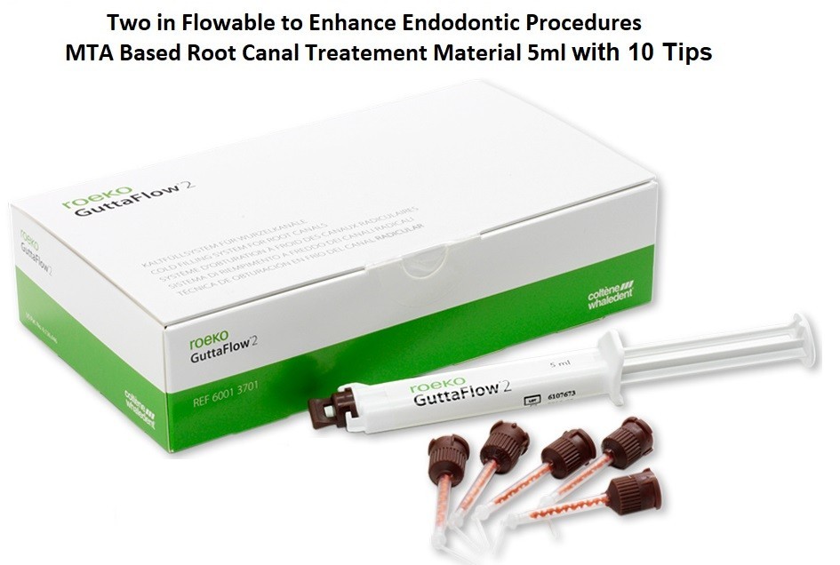 Coltene GUTTAFLOW 2 two in one Cold Flowable Dental Obturation System 5ml Syr