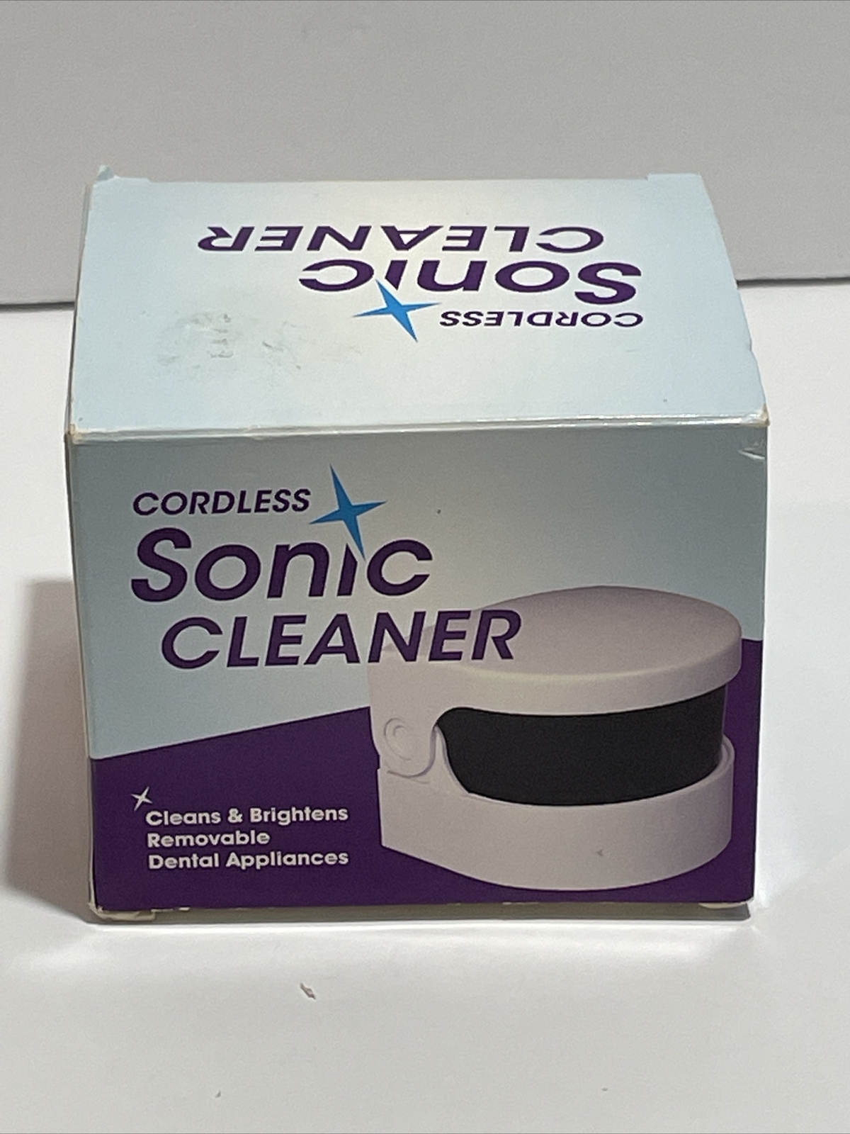 DENTAL Sonic Cleaner: Cleans & Brightens Removable Dental Appliances. Cordless