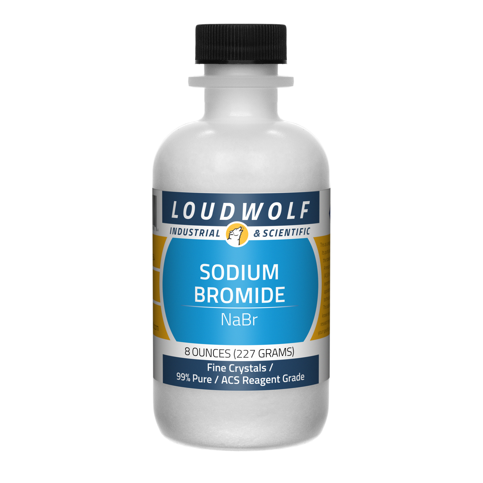 Sodium Bromide, 8oz, ACS Reagent Grade, Sturdy Bottle, SHIPS SAME DAY