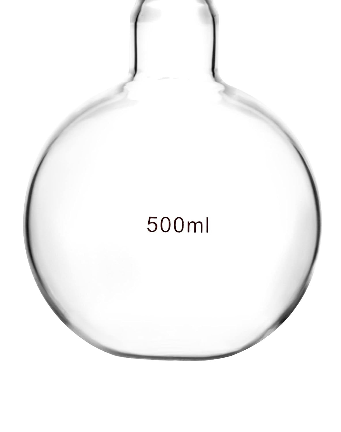 2 Pack 500ml Flat Bottom Boiling Flask 24/40 Lab Distillation Boro Glassware Set