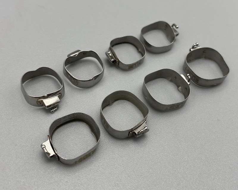 4pcs/kit Dental Orthodontic Molar Bands&Buccal Tubes #29-44+ Roth 018/022