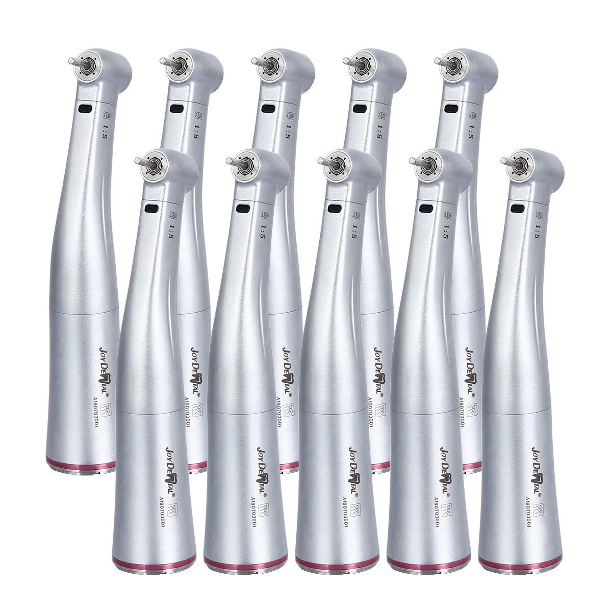 10x Dental LED 1:5 Fiber Optic increasing Contra Angle Handpiece