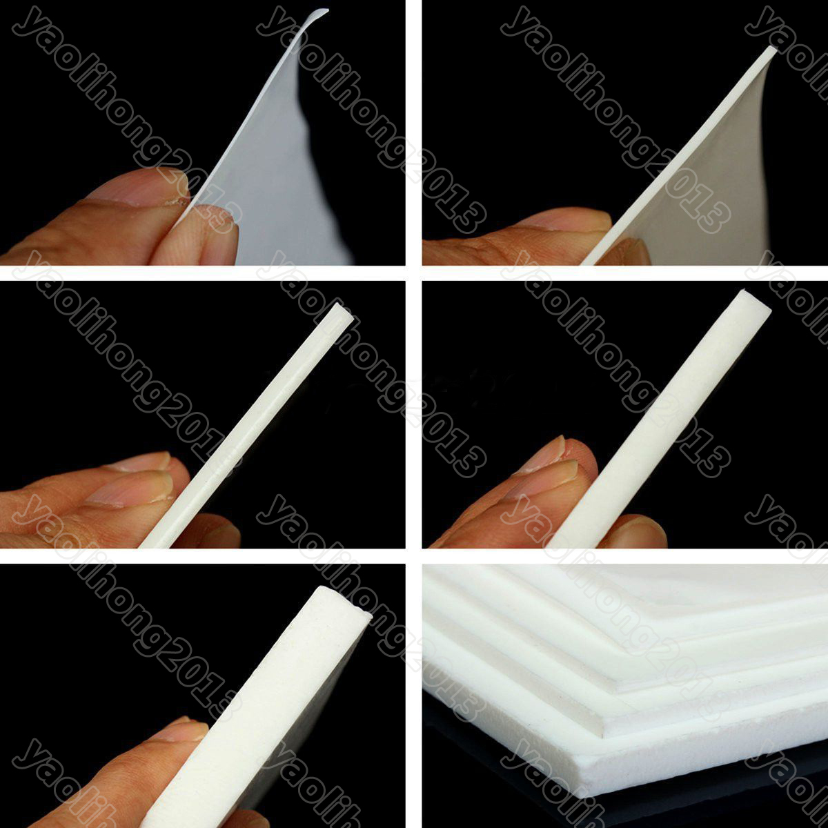 PTFE Film Sheet Plate Thickness 0.3mm 0.5mm 1mm 2mm 3mm 4mm 5mm 6 8 10 mm