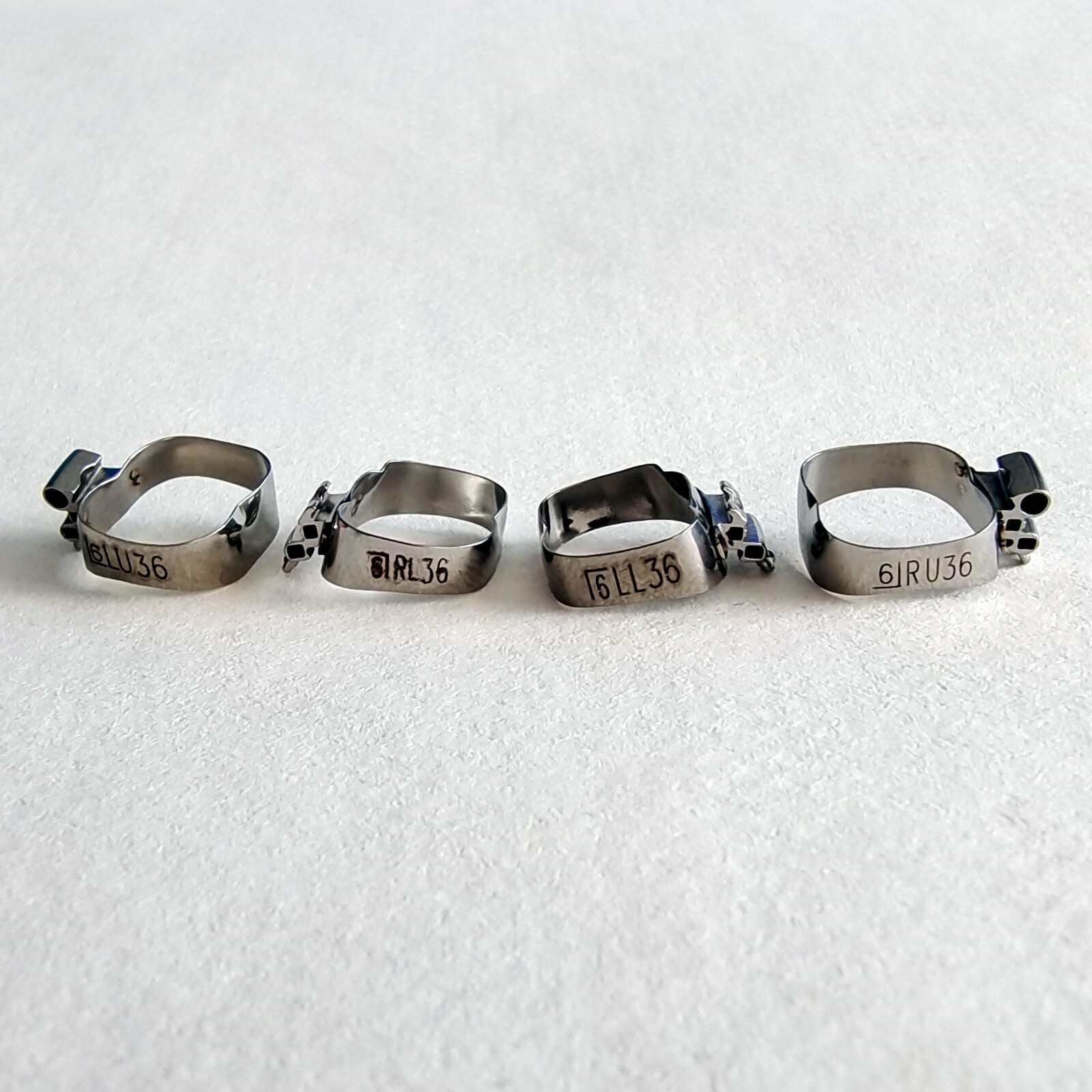 Dental Orthodontic Buccal Tube 1st Molar Tpl/Double Tubes with Bands Convertible
