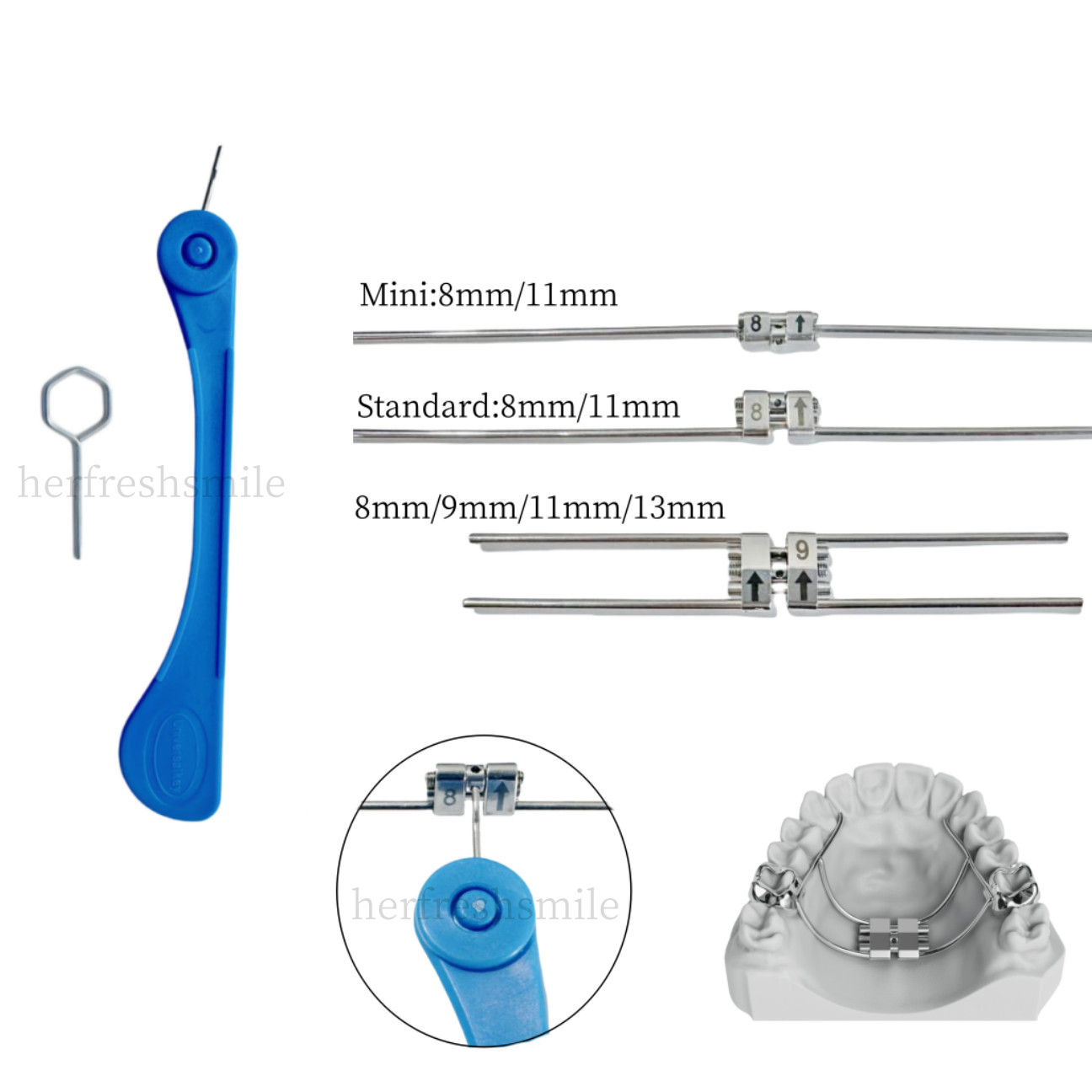 Dental Orthodontic Special Variety Expansion Screw Hyrax Rapid Palatal Expander