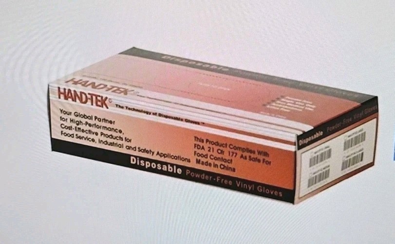 Gloves Hand-Tek Box 100 Non Latex Size Small Food General Crafts Powder Free