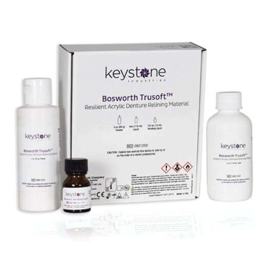 Keystone Trusoft Standard Kit Intermediary Relining Material Plasticezed Acrylic
