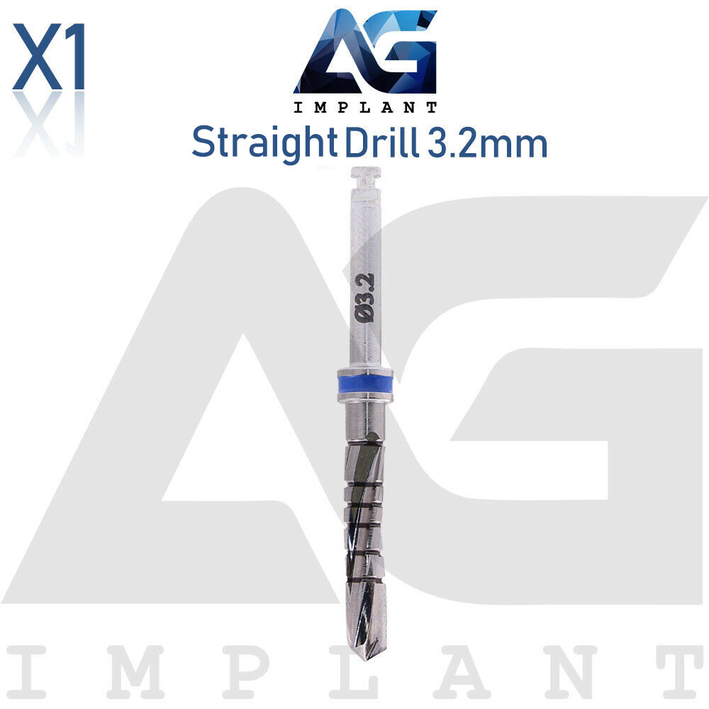 5 Drill Stoppers Ø3.2mm & Drill Set External Irrigation Sur gical Dental Tool