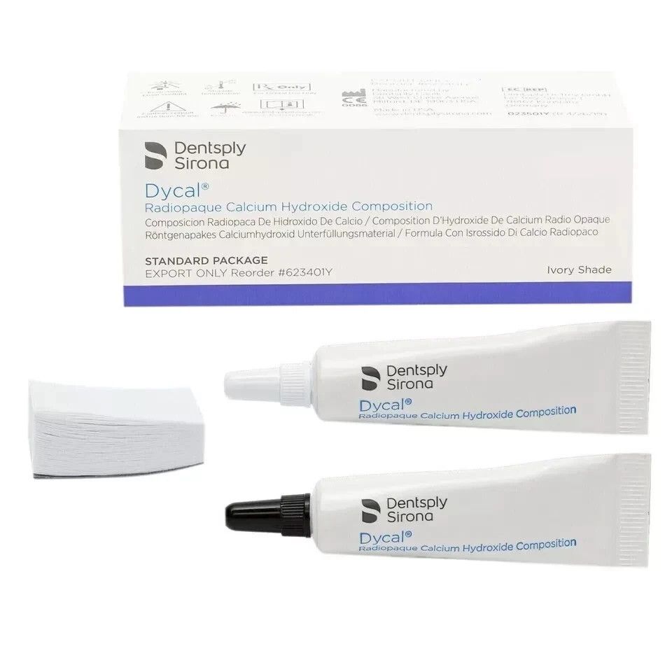 New Dentsply Dycal Ivory Calcium Hydroxide For Tooth Pulp Capping Free II Ship