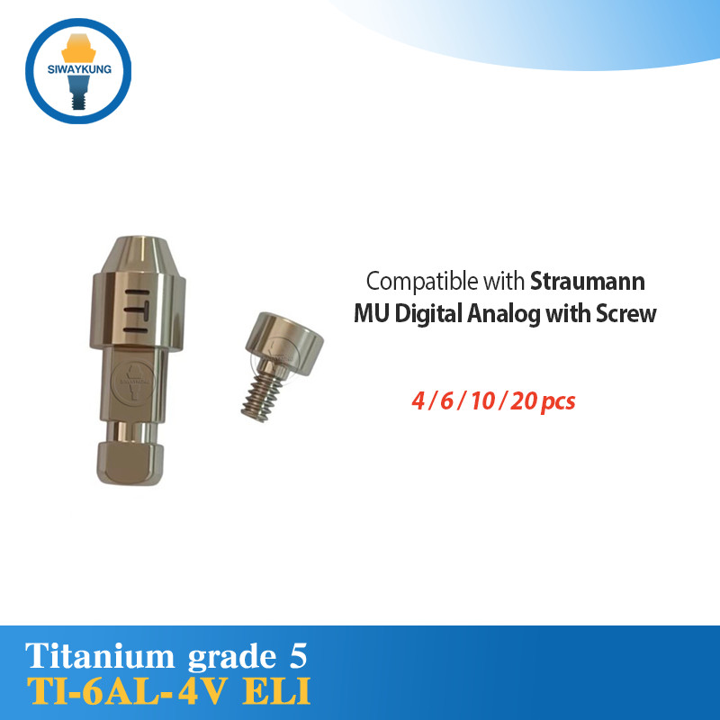 4/6/10/20 Pcs Digital Analog For Multi unit CAD/CAM compatible with Straumann