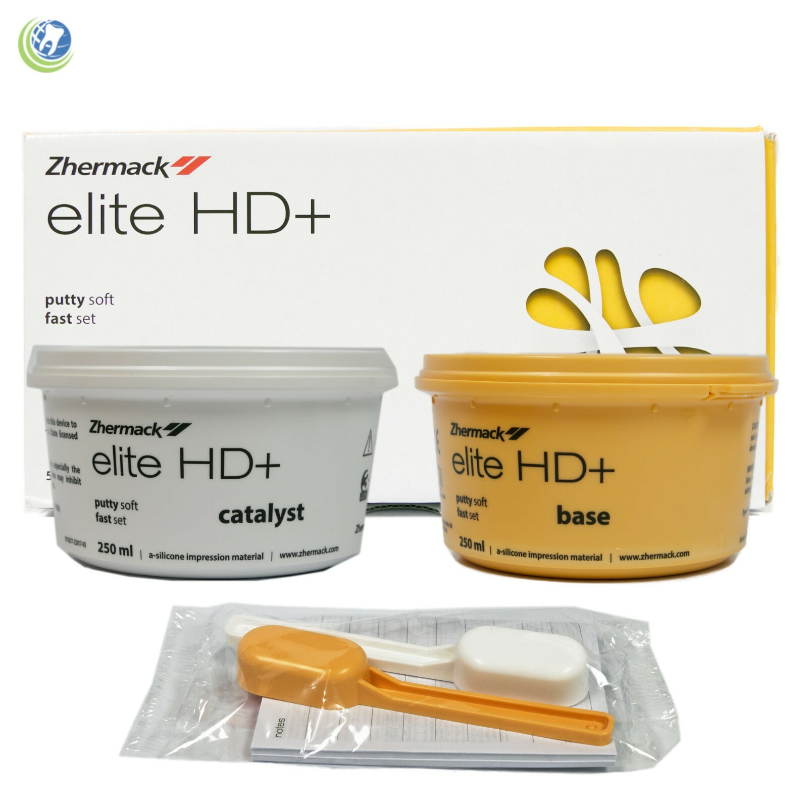 DENTAL IMPRESSION SILICONE PUTTY ELITE HD+ SOFT FAST SET 500ML ZHERMACK
