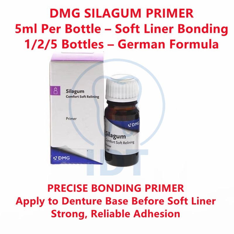 DMG Silagum Soft Denture Liner Primer, 5ml Bonding Adhesive