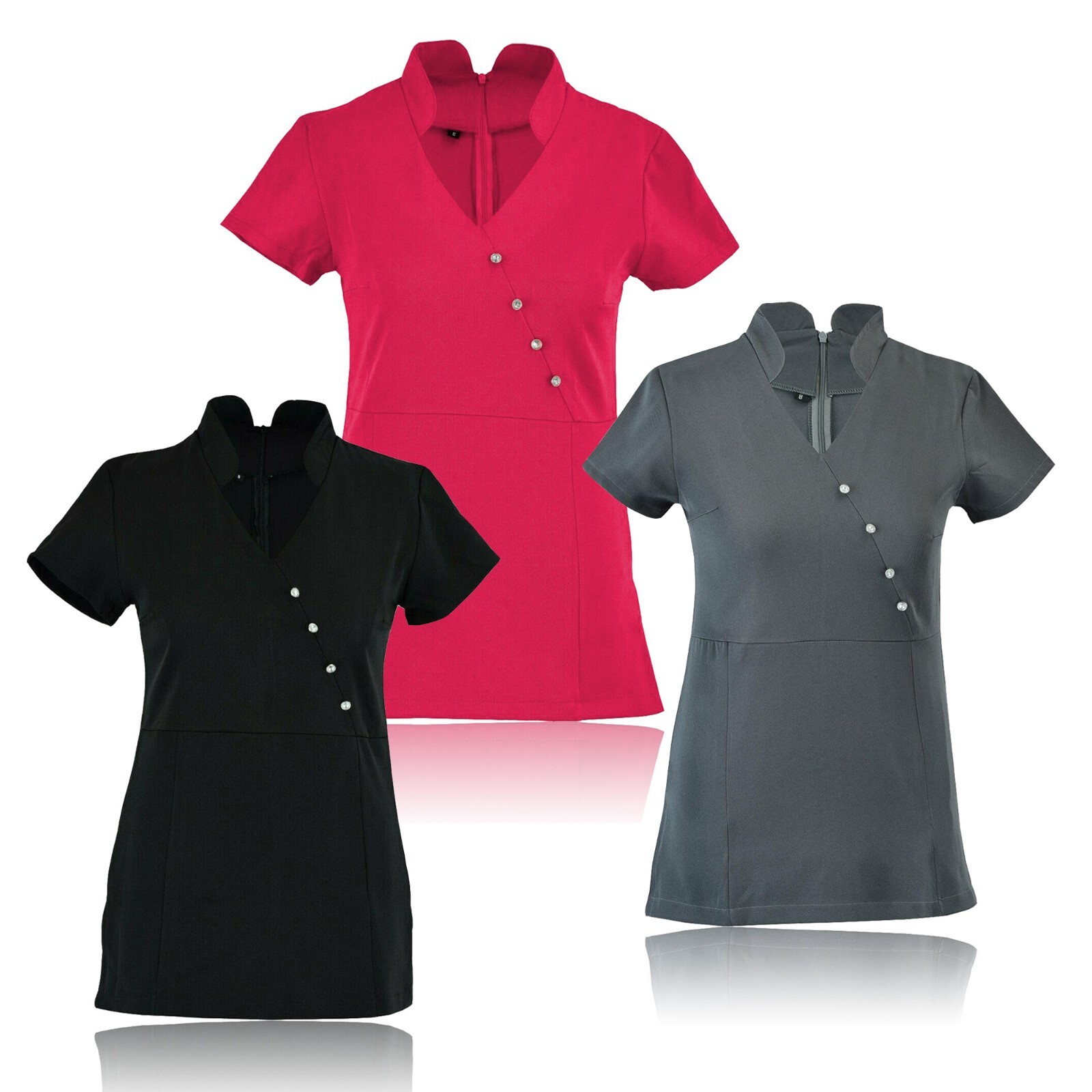 Work hairdressing Spa Nail Salon Beauty Healthcare Therapist New Tunic Uniform