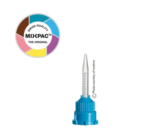 Original Mixpac Crown & Bridge 10:1 / 4:1 Ratio Blue & Orange 50 Mixing Tips