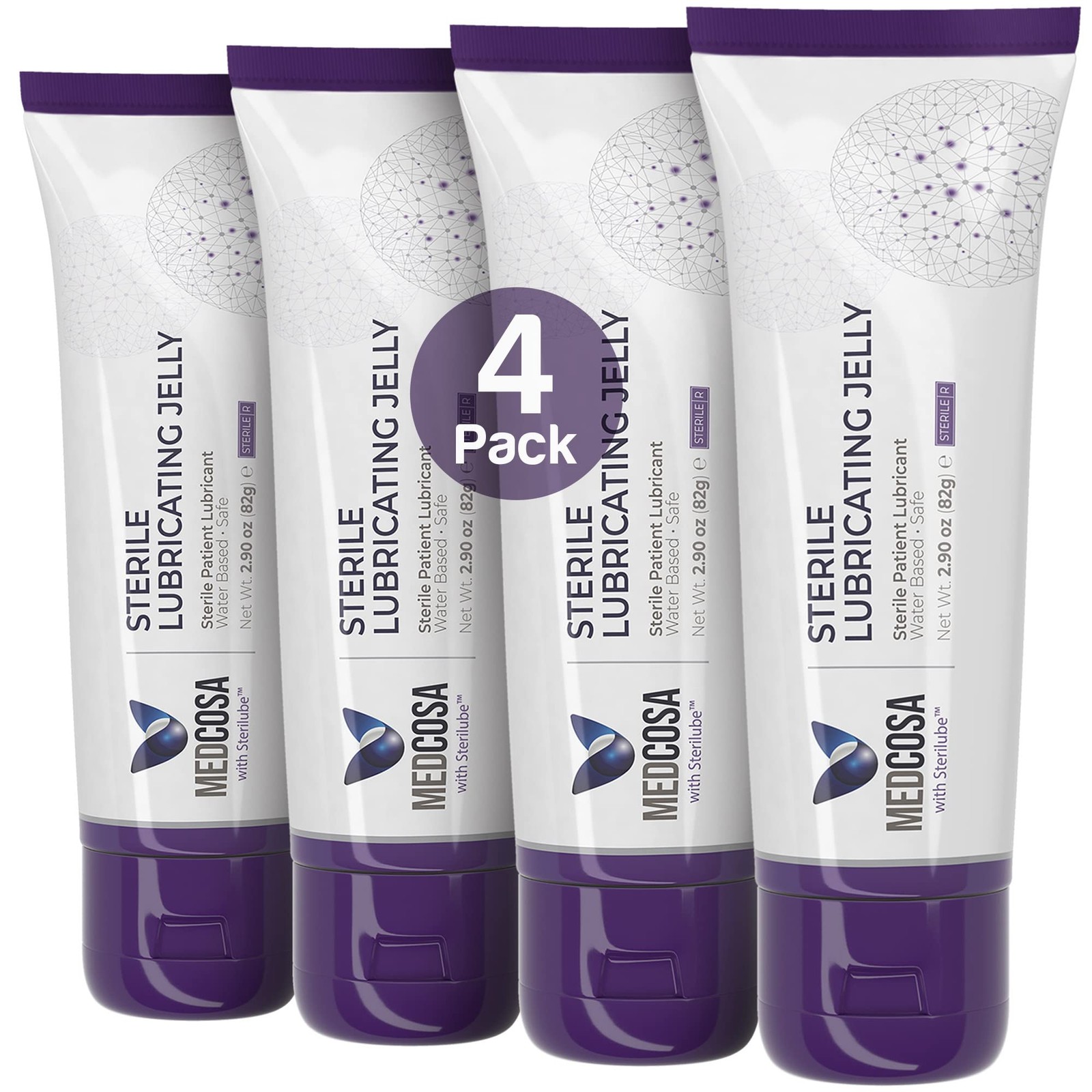 Medcosa Sterile Lube – Surgical – Medical 2.9 Ounce (Pack of 4)