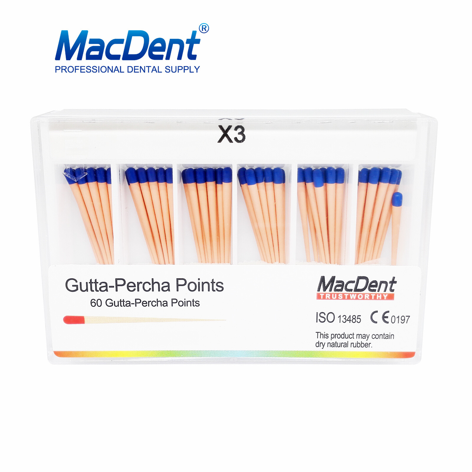 Dental MacDent Obturation Taper Next Gutta Percha Points Endo Root Canal X1-X3