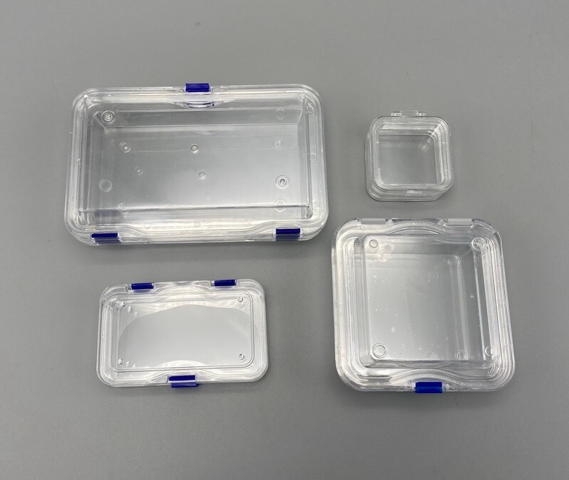 50 PCS Denture Cases Dental Veneers Hinged Display Jewelry Storage Box Membrane