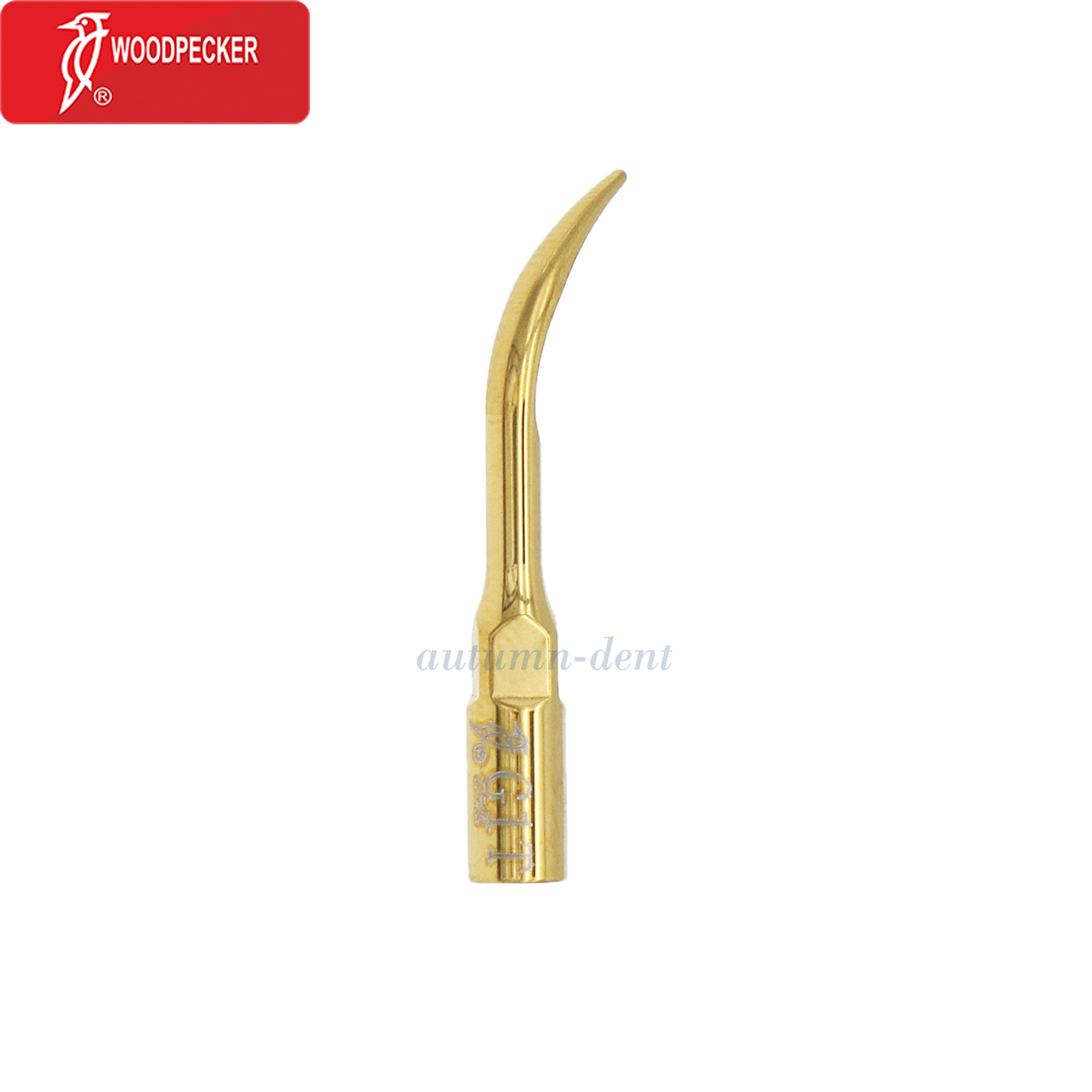 Woodpecker Dental Ultrasonic Scaling Tip G1T Gold Coated Endo Fit EMS