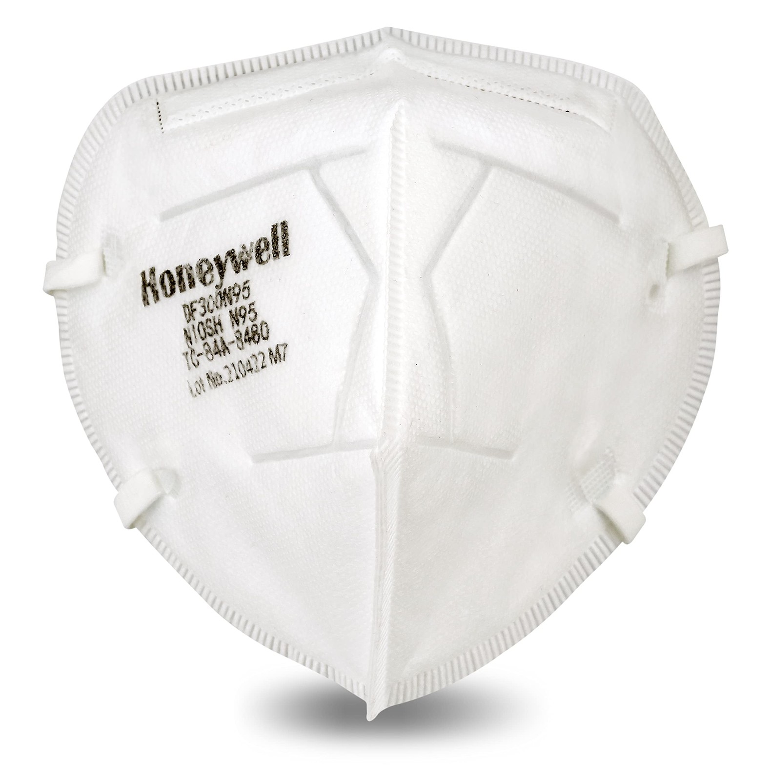 Honeywell DF300 N95 Respirator Box of 50 One Size White Disposable Snug Fit