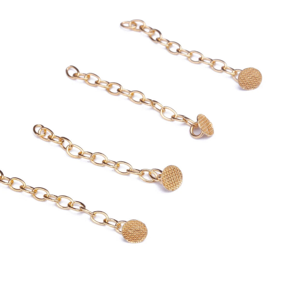 2 Pcs/Pack Orthodontic Dental Round/Rectangular Lingual Button Traction Chain