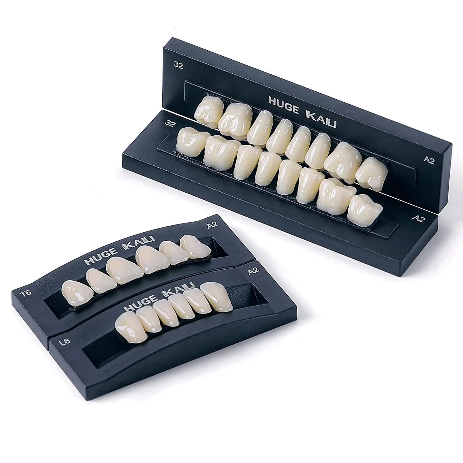 5 Set Dental Multi-Purpose Upper & Lower Resin Denture Teeth A2 -T8 Full Tool