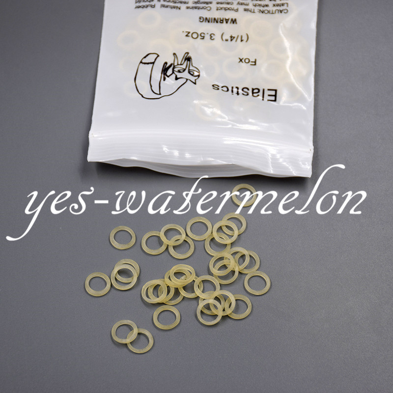 50 Packs Dental Orthodontic Rubber Bands Ring Elastics Latex Braces 15 Sizes