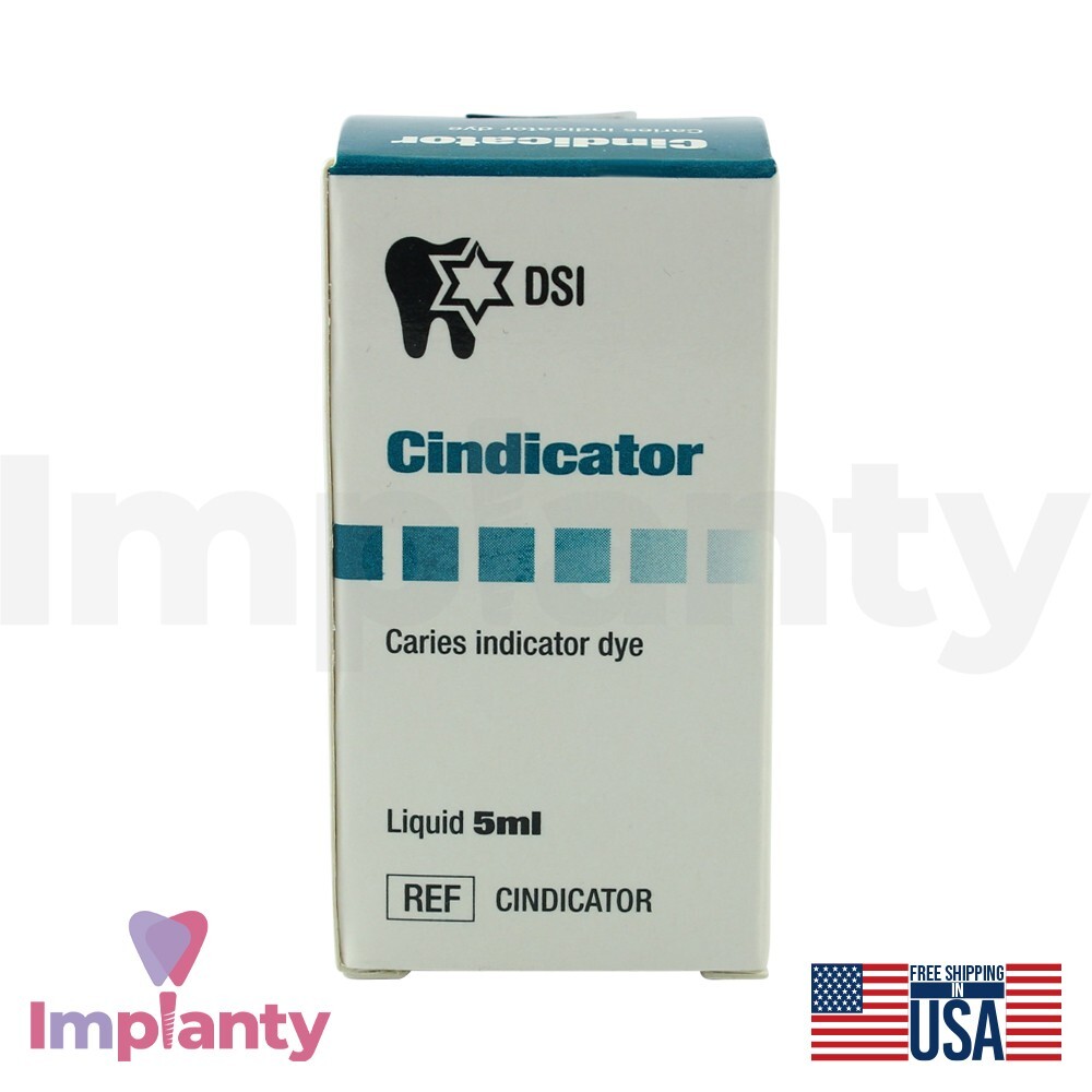 DSI Cindicator Caries Indicator Dye 5ml Green Caries Detection Dental