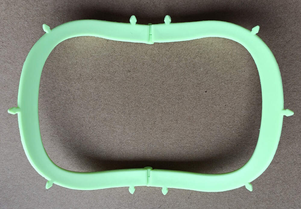 Dental Rubber Dam Frame Foldable Hager Style Sheets Holder for X-Ray Film 3Piece