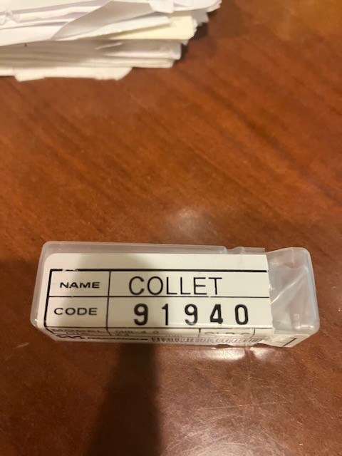 NAKANISHI CHR-4. 0 COLLET 4.0 – DIA 4.0MM 91940 for SPINDLE, PLANMILL, E4D , CNC