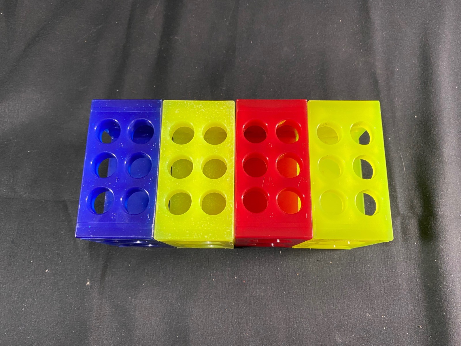 GENESEE SCI 4-Way Flipper Microtube Rack 0.5ml to 50ml Numbered 27217 (4/cs)