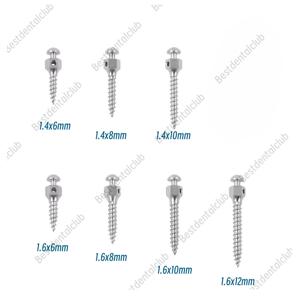 Dental Mini Screw Micro Implants Achor Screws Orthodontic Titanium Alloy