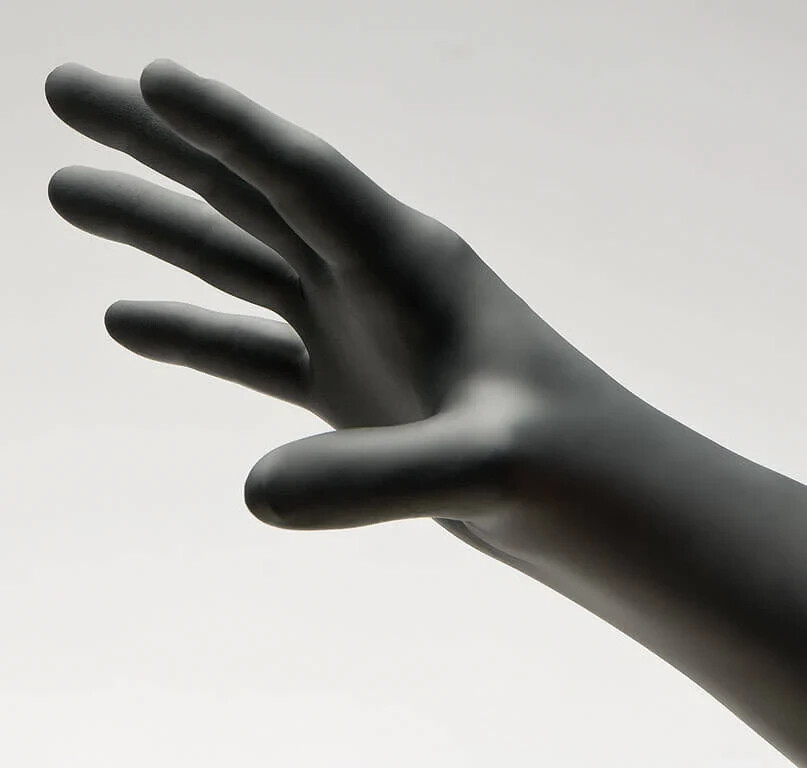 NitriDerm® Ultra Black Nitrile Exam Gloves XL – 100CT