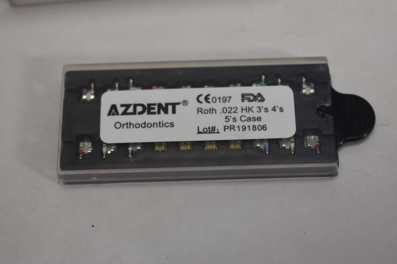 Azdent Orthodontics Monoblock Bracket Mini Roth 022 345 Hooks 10 Piece Kit